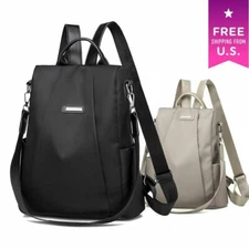 Anti-Theft Waterproof Backpack Women Purse Shoulder Rucksack Oxford Travel Bag