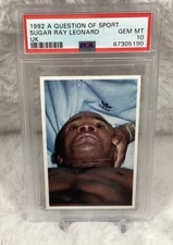 1992 A Question of Sport UK Sugar Ray Leonard PSA 10 GEM MINT POP  2 NEW CASE!