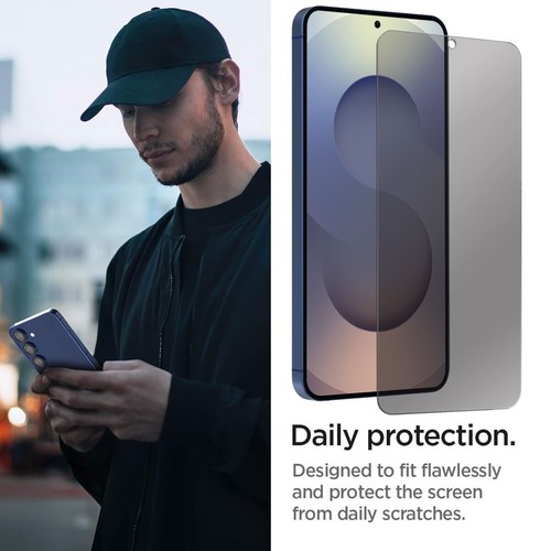 For Samsung S25/Plus/Ultra Full Cover Privacy Tempered Glass Screen Protector - Picture 5 of 15