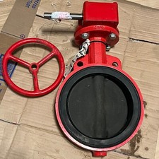 Bray 8" Butterfly Valve Series 30 Wafer with Hand Operated Gear Drive