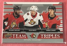 2020-21 Upper Deck Series 1 Team Triples Ottawa Senators #TT-02