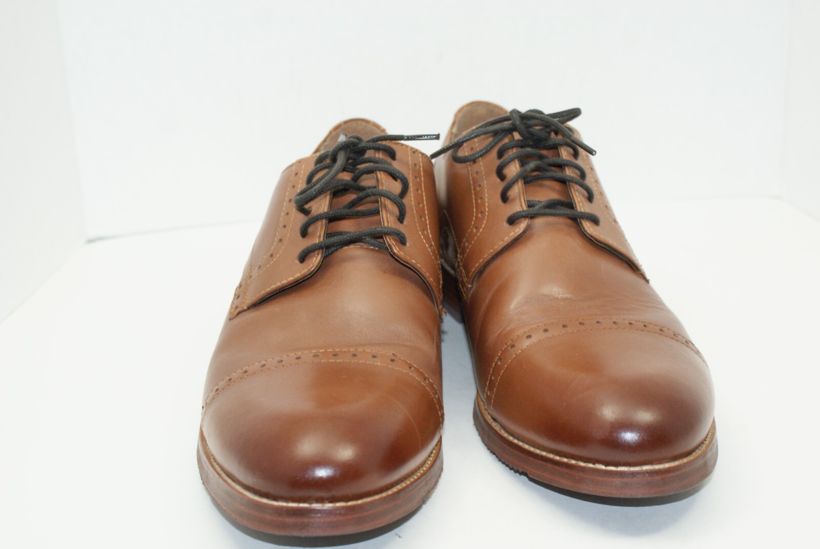 SAOLA Scarpe Oxford Nunn Bush Middleton da uomo marroni taglia 10 5 in pelle 84779 221