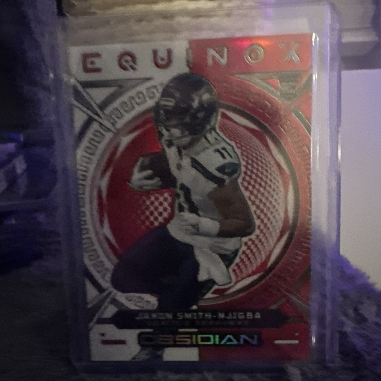 2023 Panini Obsidian - Equinox Asia Red Flood  #22 Jaxon Smith-Njigba 