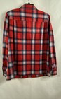 Vintage Y2K Pendleton Men's Red Blue Plaid 100% Virgin Wool Shirt Jacket Sz M — photo 2