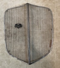 Lot Of 7 Vintage Original Thomas 1938 Radiator Grille Bug Screens With Badges Lot Of 7 Vintage Original Thomas 1938 Radiator Grille Bug Screens With Badges