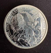 1/2oz .999 Silver - The Lion And The Eagle Coin - 2026 - CGT Exempt #4