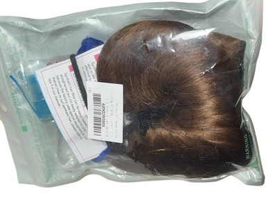 NWT REECHO 18 Inch Synthetic Hair Bun Extension Icee Medium Warm Brown