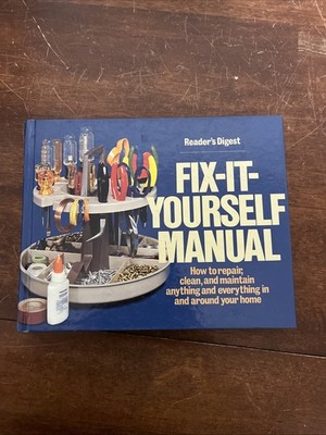 Readers Digest Fix-It-Yourself Manual 1989 15th Print How to Repair Book VG+