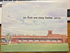 VTG 1950'S OHIO OIL CO DENVER RESEARCH CENTER OPENING BOOKLET MARATHON LITTLETON