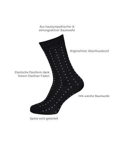 Nur Die 2Er Pack Baumwolle Business Socken Herren Baumwolle (GrößE 39-46) Basic-image