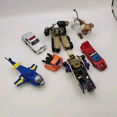 Transformers G1 Takara GoBots Combiner Microbots Cars Mix Vintage  Parts Lot