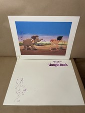 The Jungle Book Collectors Edition Lithograph Vintage Disney 1995 Mowgli & Hathi