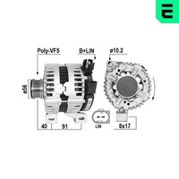 Lichtmaschine Generator Lima Era 210440A 14V FüR Ford Kuga 1 Van 4X4 Volvo V50 2