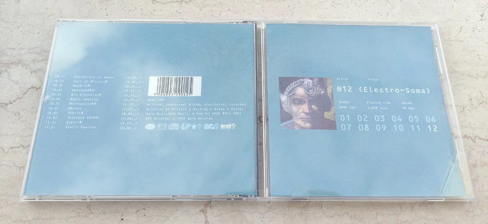 B12 – Electro-Soma (Warp Records, 1993) CD - Bild 3 von 4