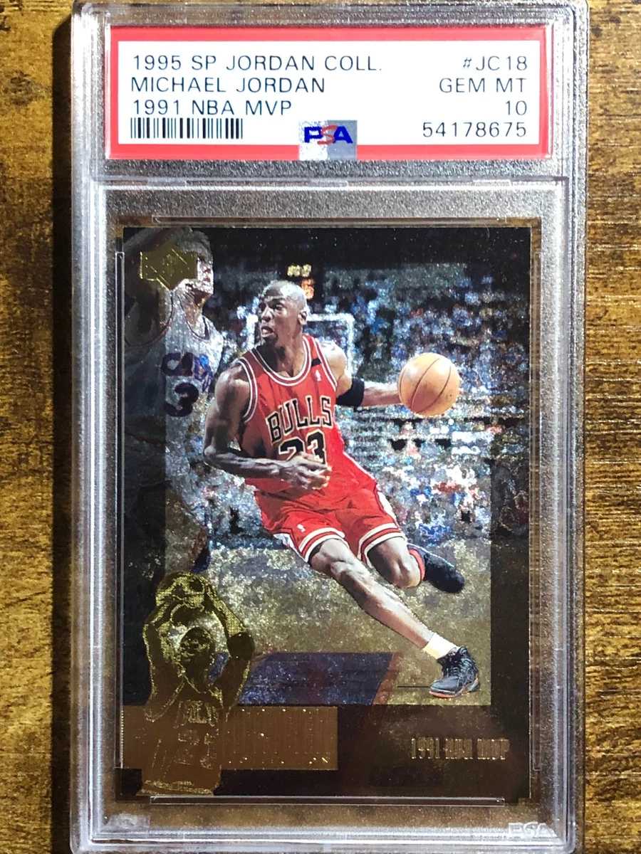 1995 Michael Jordan #JC18 SP Jordan Collection 1991 NBA MVP PSA 10