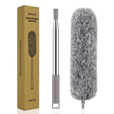 SetSail Extra-Long Dusters with Extension Pole 100-inch for Duster, Gray