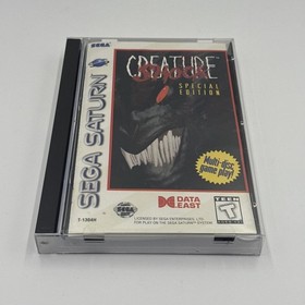 Creature Shock: Special Edition (Sega Saturn, 1996) CIB Complete w/ Both Discs