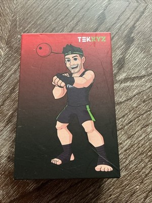 TekXYZ Reflex Ball with Smart  App - Home Workouts & Fitness - Black/Red