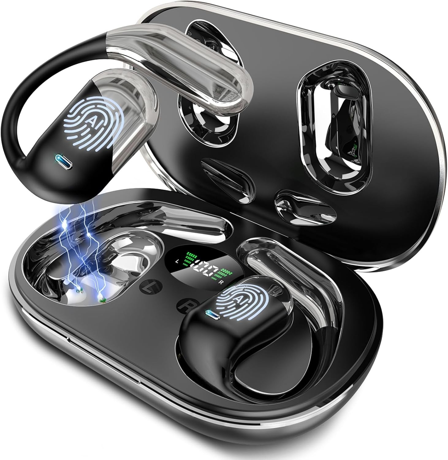 AI Translation Earbuds: Real-Time 144 Language Support & Bluetooth 5.4, Perfe...