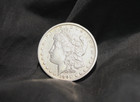 1891 CC CARSON CITY MORGAN DOLLAR. VF DETAILS / CLEANED. NO RESERVE — photo 4
