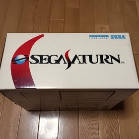 Sega Saturn Console Gray w/Gundam Software USED Japan Free Shipping Very Good