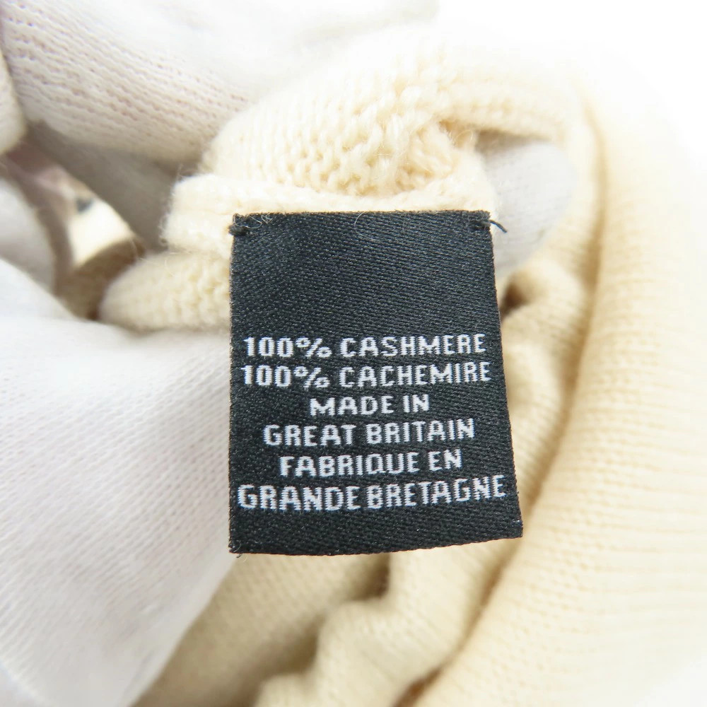 CHANEL Drawstring Bag Coco Mark 100 Cashmere Hand… - image 10