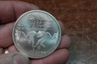 1976 MONTREAL OLYMPIAD CANADIAN 10 DOLLAR STERLING SILVER COIN SOCCER