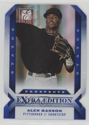 2013 Panini Elite Extra Edition Status Blue Die-Cut 77/100 Alen Hanson #179 0l1