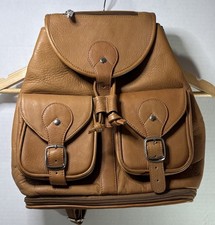 Elegant Women's Leather Extendable Backpack   Stylish, Durable School Travel Bag