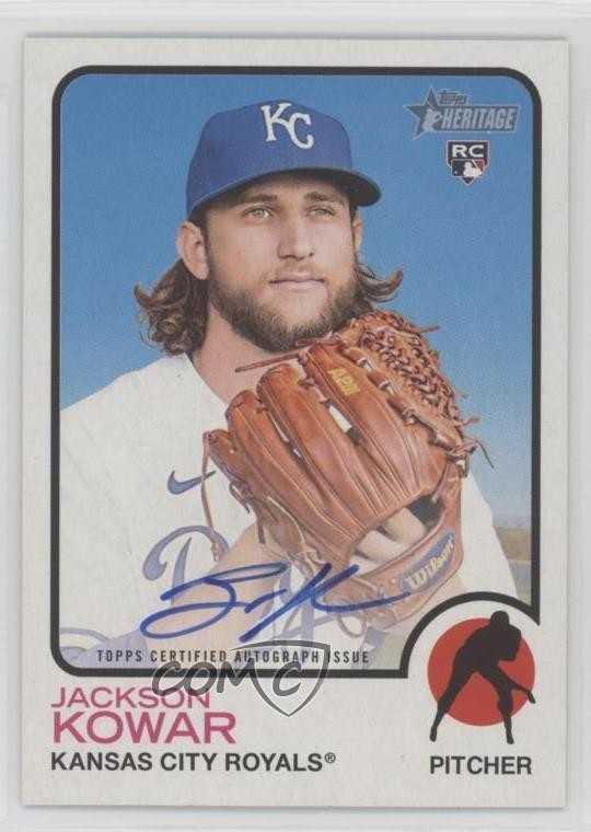 2022 Topps Heritage Real One Auto Jackson Kowar #ROA-JKW Auto 0zd5