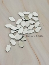 Polygon Shape Craft Mirrors 200 Pcs 7x14 MM Bulk Craft Mirror Mosaic Tiles