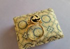 HGE 18K gold, black and clear rhinestone ring size 7 or 8.  — photo 3