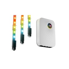 Hyte Ls10 Rgb Light Strips 330Mm Black 3 Pack Includes Nexus Link Primary Node