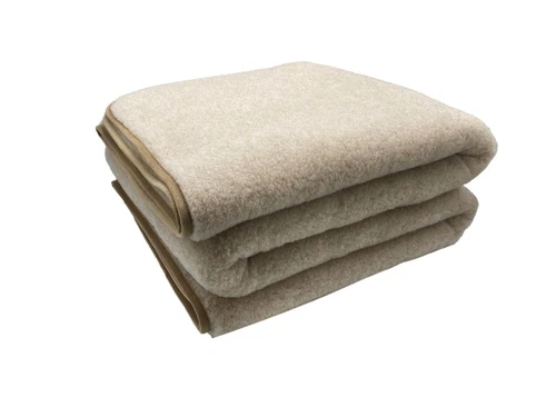 Wolldecke Lama Alpaca 20% Alpaca Wolle 80% Merino Wolle, Schurwolldecke (180x... - Bild 6 von 6