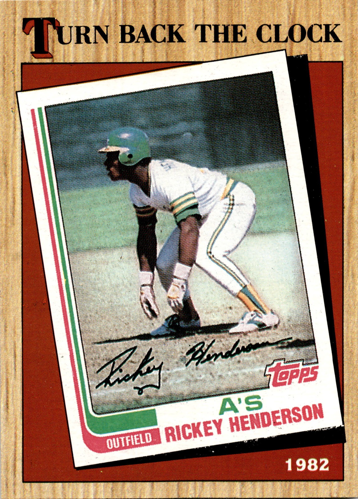 1982 Topps #610 Rickey Henderson