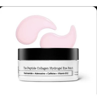 COSRX Pink Peptides Collagen Hydrogel Eye Patch for Puffy Eyes and Dark Circles