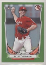 2014 Bowman Draft Green 36/75 Wyatt Strahan #DP97 0b2