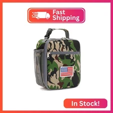 FlowFly Kids Lunch box Insulated Soft Bag Mini Cooler Back to School Thermal Mea