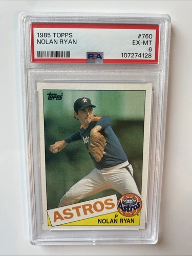 1985 Topps #760 Nolan Ryan PSA 6