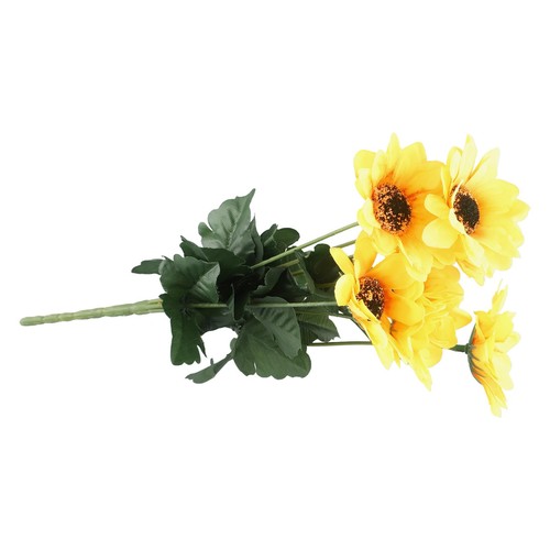 7-Heads Künstlich Sonnenblumen Falsche Blumengesteck Garten Hochzeit Party    . - Bild 10 von 24
