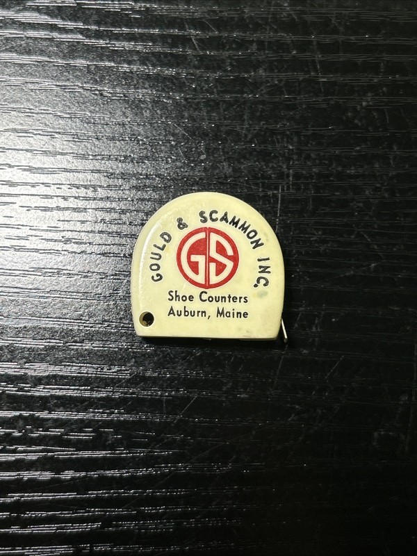 Vtg Gould & Scammon Medallion Division Auburn Maine Advertising Measuring Tape