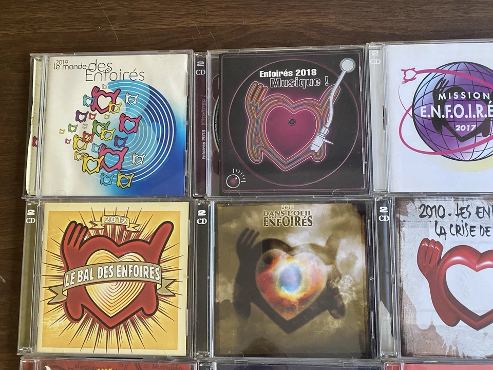 Lot de 17 CD Les Enfoirés - Image 2 of 4