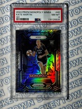 KATE MARTIN RC PSA 8 NM-MT  2024 Prizm Monopoly WNBA GO Space PRIZM #40 ACES
