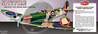 Guillows 403 27-5/8'' Spannweite Supermarine Spitfire Laser Cut Bausatz