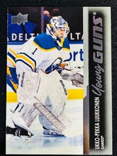 2021-22 Upper Deck Series 1 - Young Guns Ukko-Pekka Luukkonen #202 (RC)