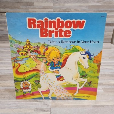 Rainbow Brite Paint A Rainbow In Your Heart Vinyl LP Vista Records 62523, 1984