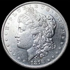 1878 7/8 Tail Feathers Morgan Silver Dollar — Raw 90% Silver — Philadelphia Mint