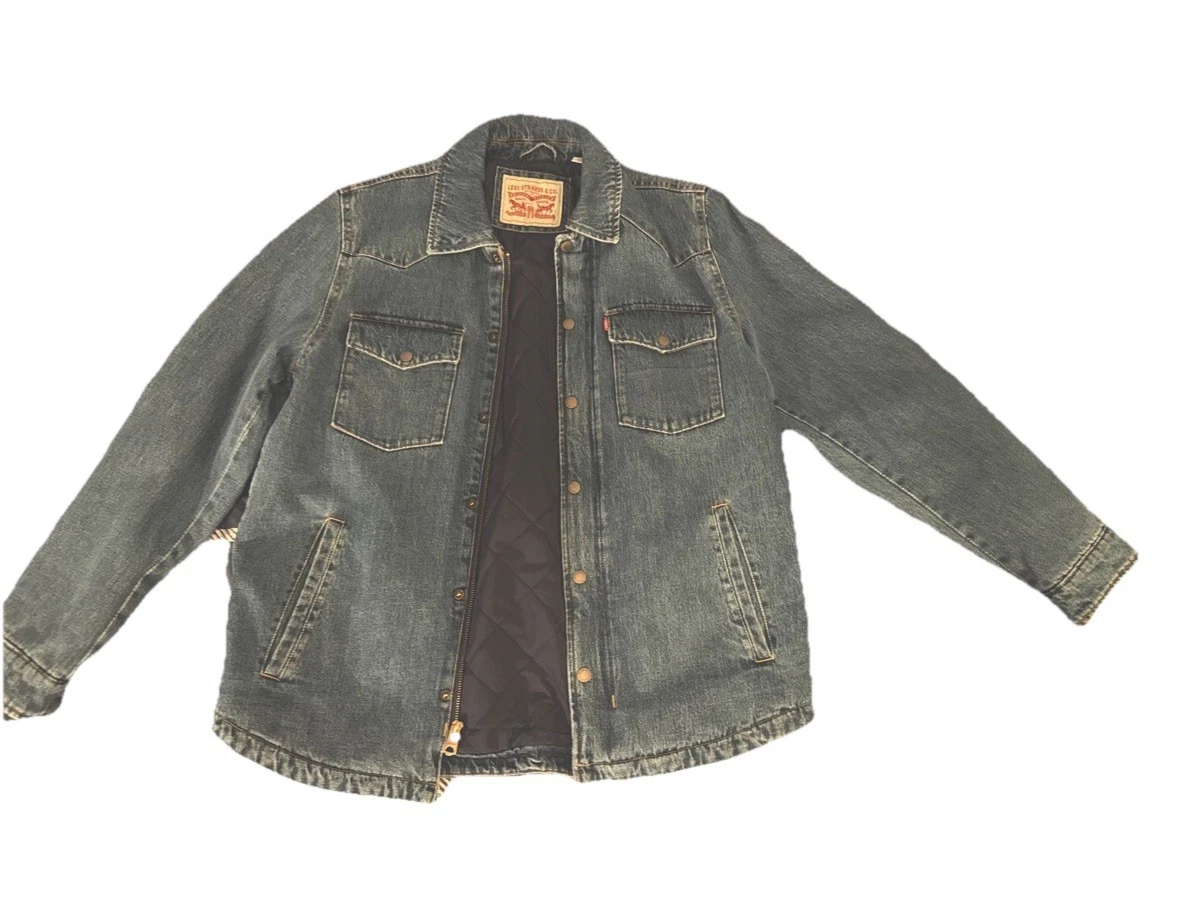 Levi Strauss & Company Mens Jean Jacket Size Medium Blue