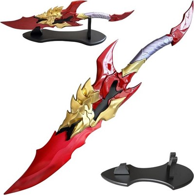 Kamish's Wrath Solo Leveling Dagger-23.5'' Stainless Steel Anime Replica w/Stand