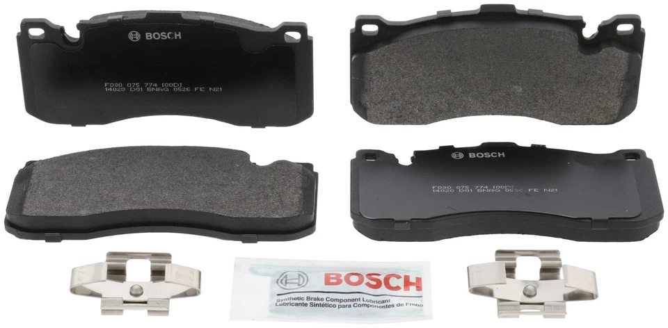 Pastillas de freno delanteras Bosch QuietCast semimetálicas para BMW 135i 2008-2013 Foto 3 de 4